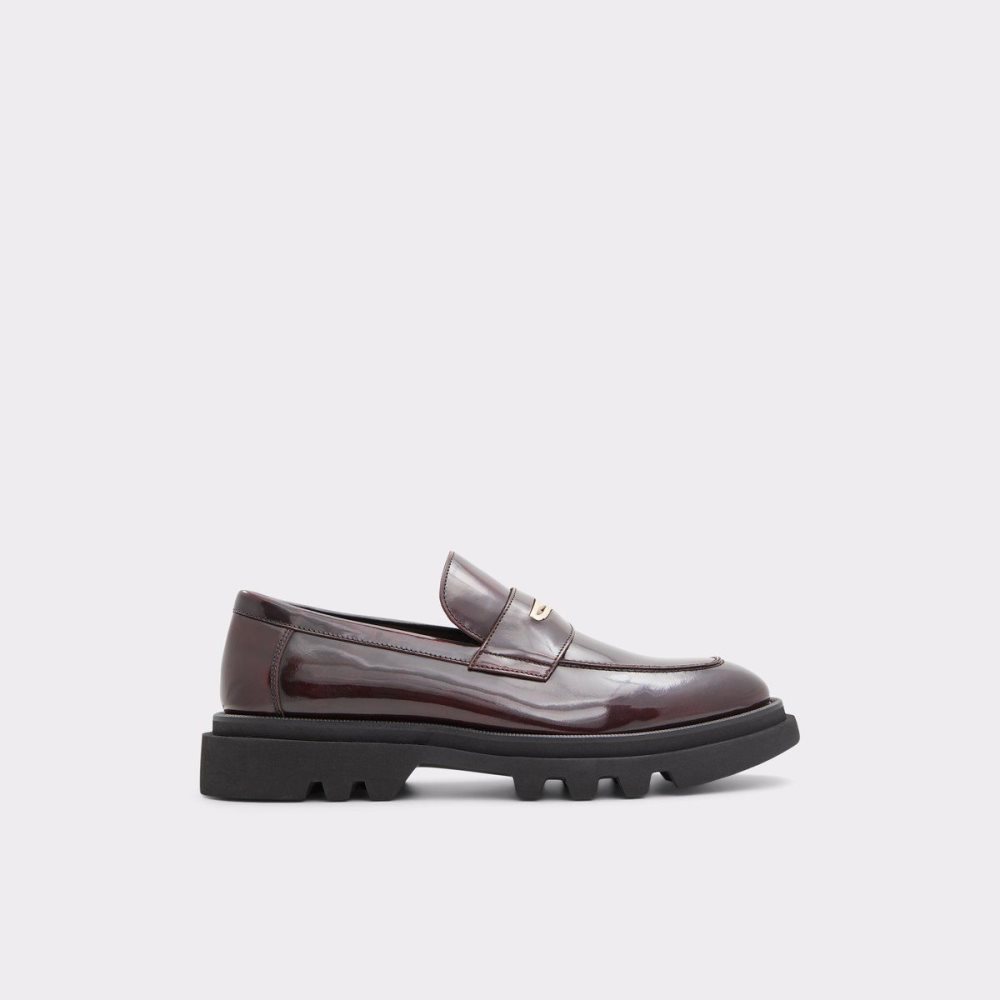 Férfi Aldo Pierre Loafer - Lug sole Slip Ons Piros | 178-GODHPM