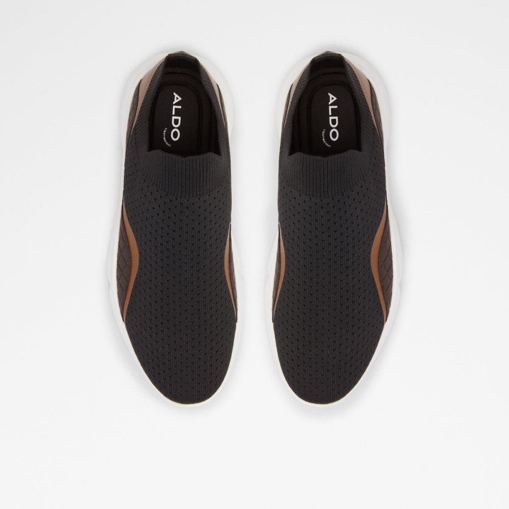 Férfi Aldo Ranga Jogger Sole Sneaker Sportcipő Fekete | 572-OBXIKG