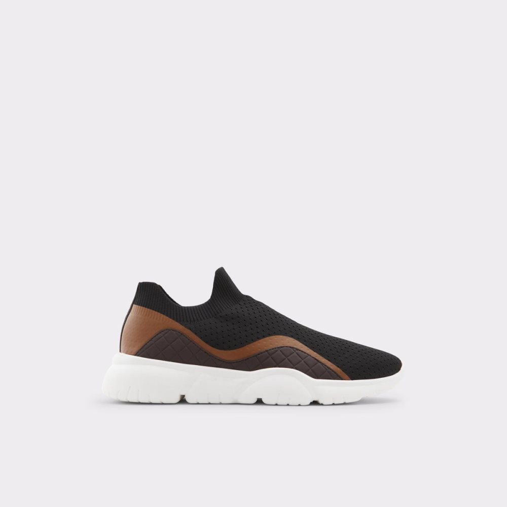 Férfi Aldo Ranga Jogger Sole Sneaker Sportcipő Fekete | 572-OBXIKG