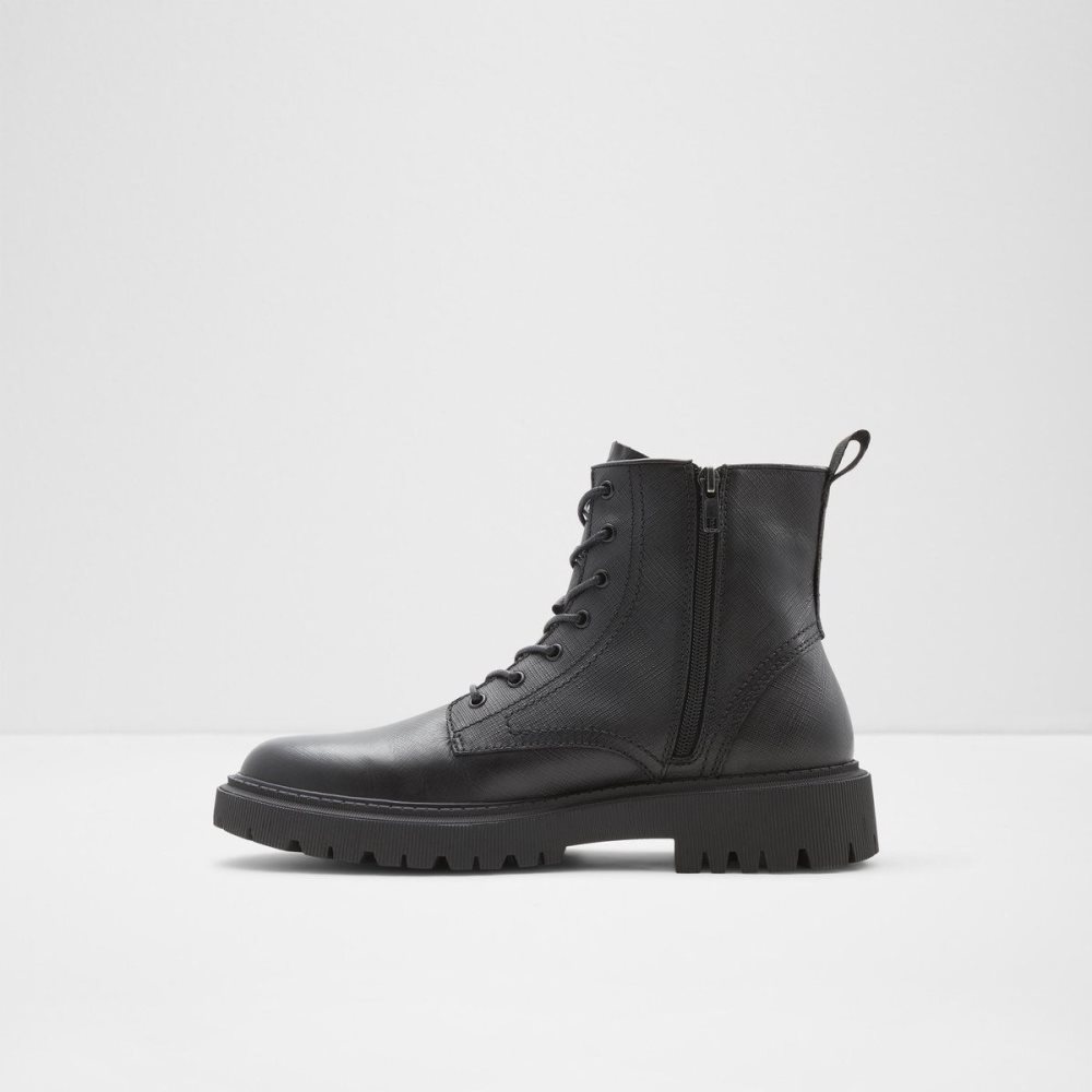 Férfi Aldo Redford Lace-up boot Fűzős Csizma Fekete | 598-ZLNKQA