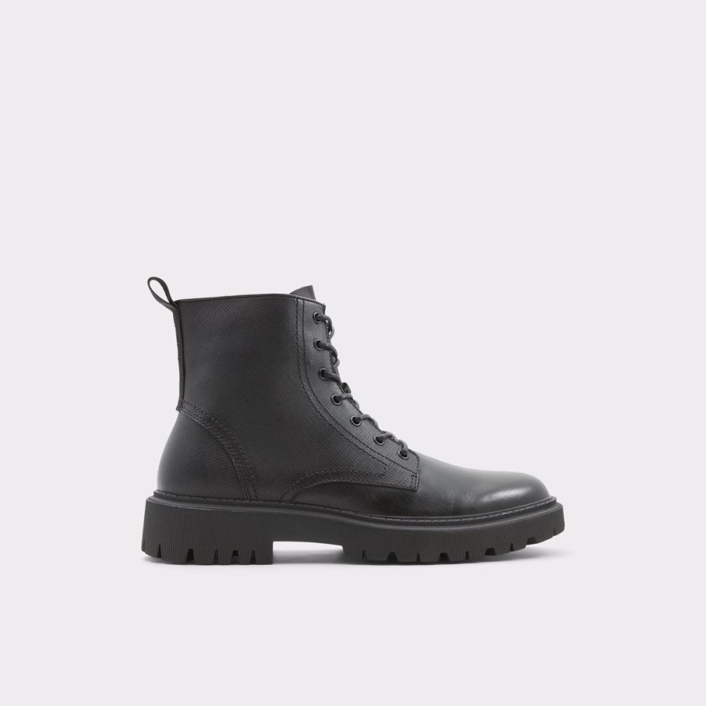 Férfi Aldo Redford Lace-up boot Fűzős Csizma Fekete | 598-ZLNKQA