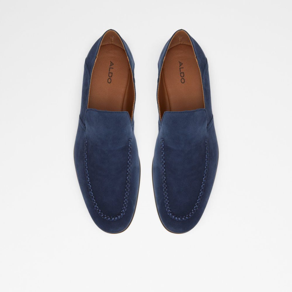 Férfi Aldo Salaman Loafer Slip Ons Sötétkék | 938-VFCHDU
