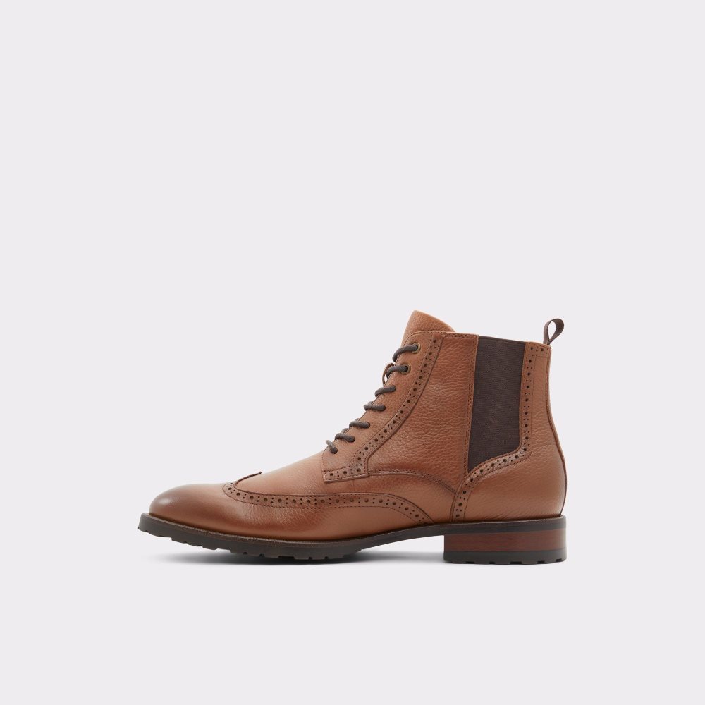 Férfi Aldo Salinger Lace-up boot Fűzős Csizma Barna | 342-VBGQNZ