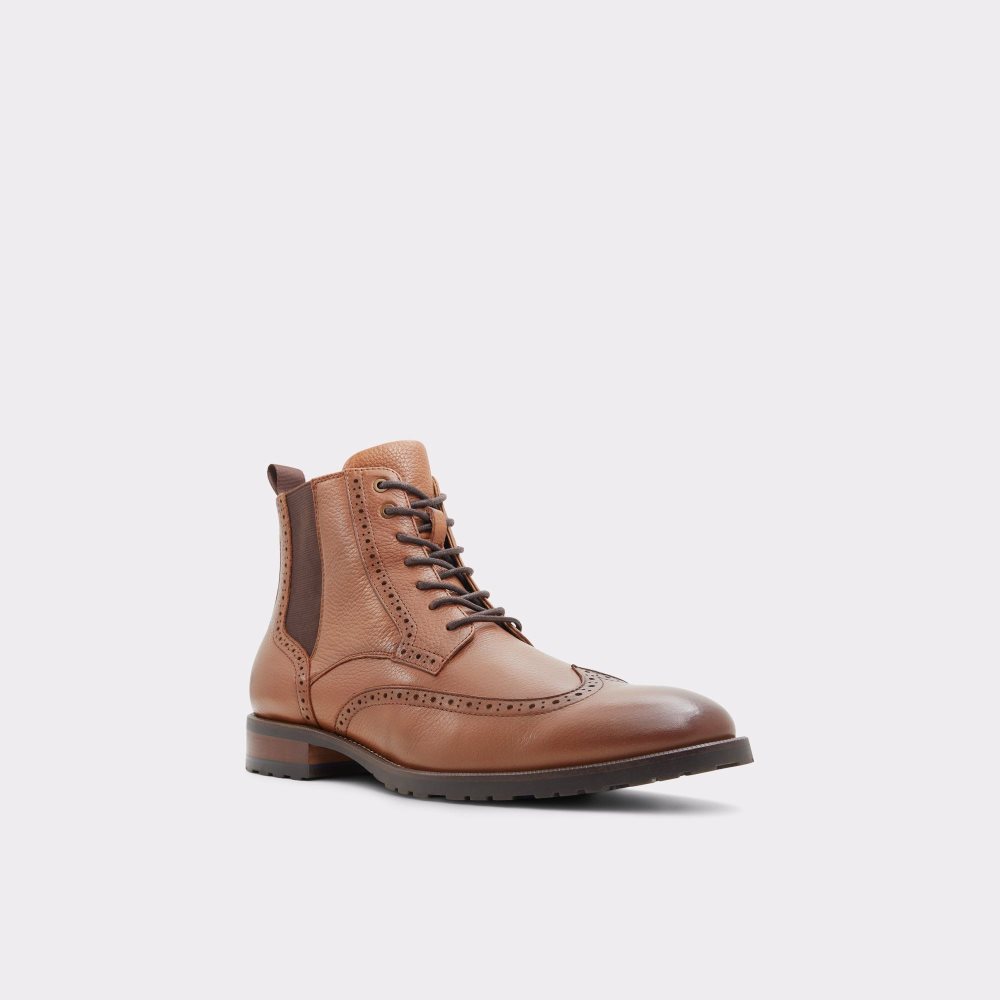 Férfi Aldo Salinger Lace-up boot Fűzős Csizma Barna | 342-VBGQNZ