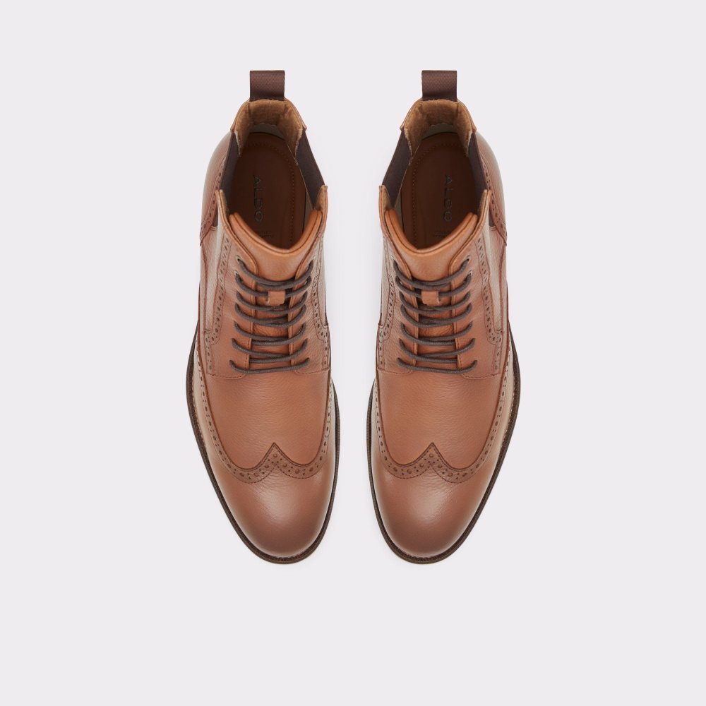 Férfi Aldo Salinger Lace-up boot Fűzős Csizma Barna | 342-VBGQNZ