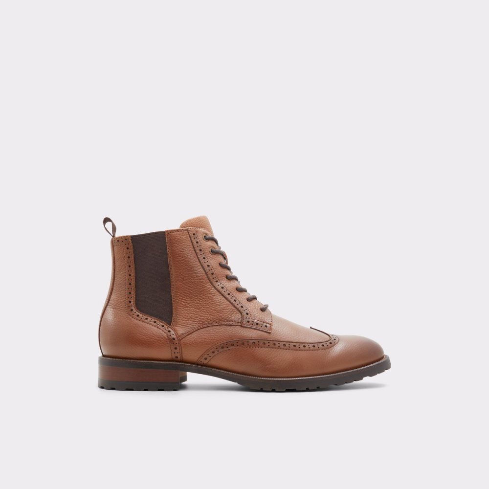 Férfi Aldo Salinger Lace-up boot Fűzős Csizma Barna | 342-VBGQNZ