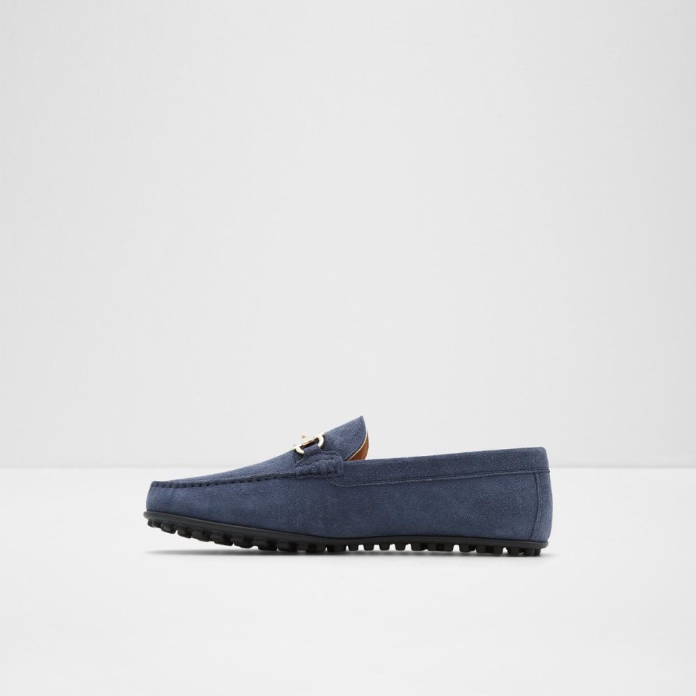 Férfi Aldo Scuderia Driving shoe Slip Ons Sötétkék | 415-VEBRYD