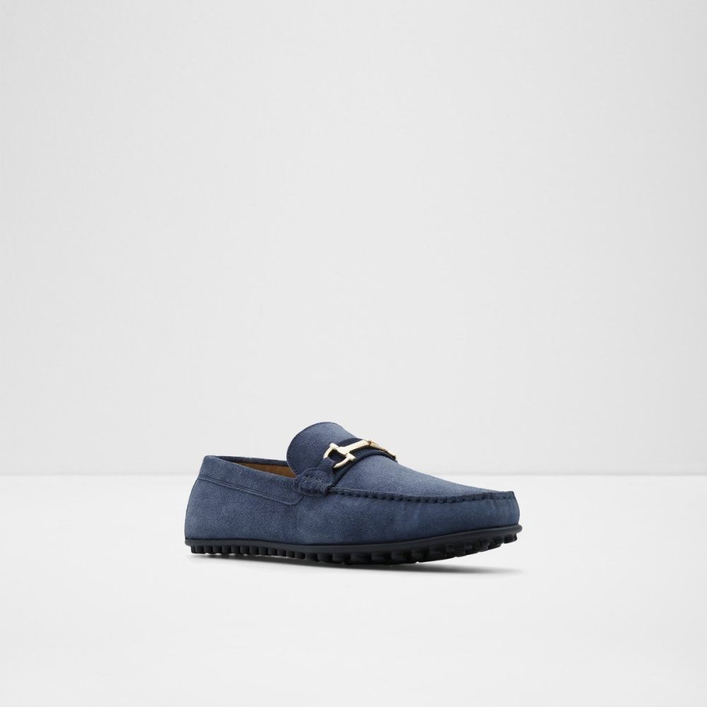 Férfi Aldo Scuderia Driving shoe Slip Ons Sötétkék | 415-VEBRYD