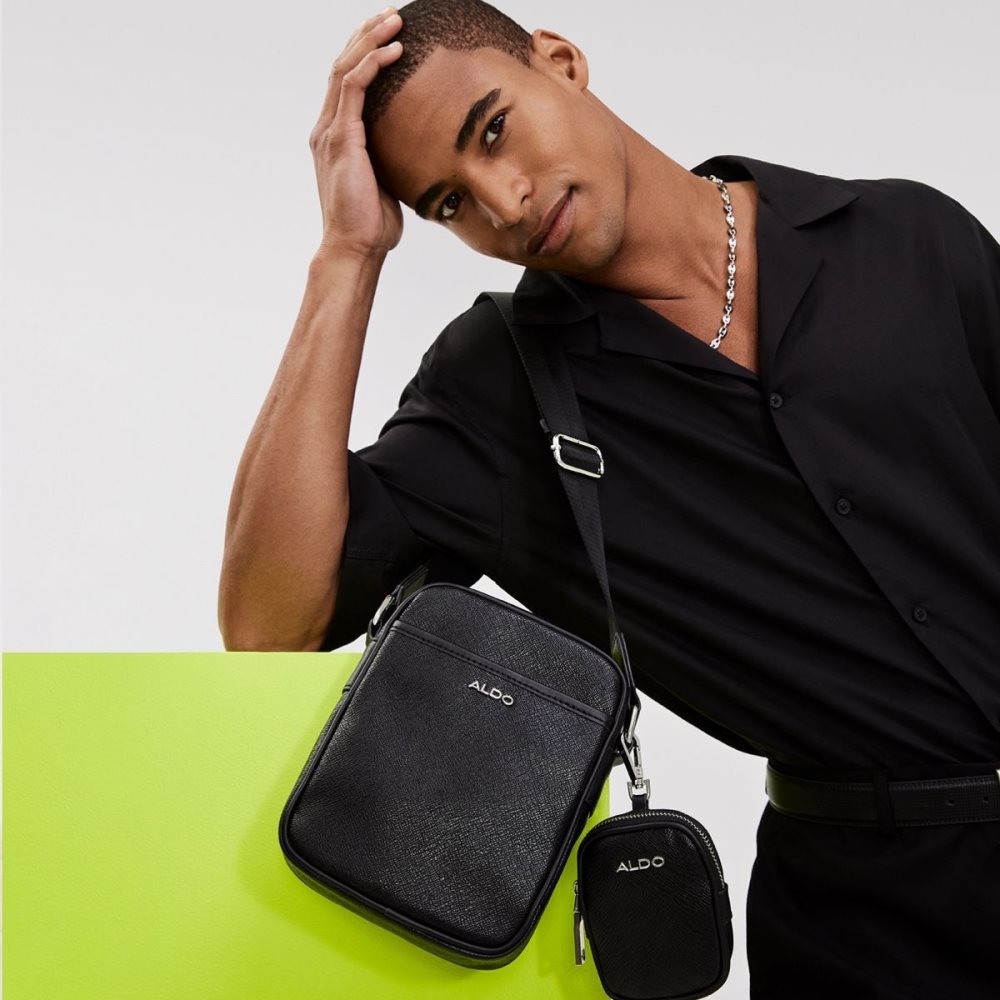 Férfi Aldo Serge Crossbody bag Táskák Fekete | 351-HVDLKG
