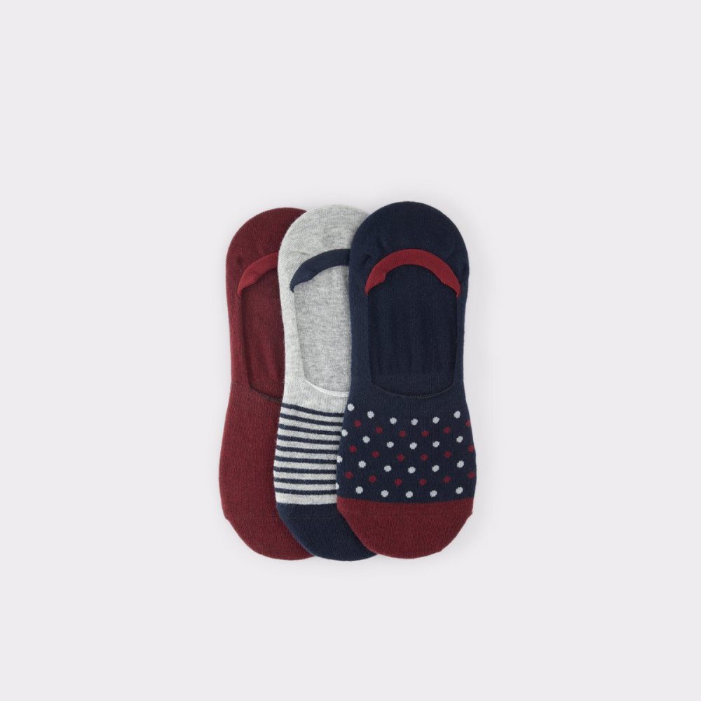 Férfi Aldo Slopyllan Socks Zokni Bordo | 417-PBSJQZ