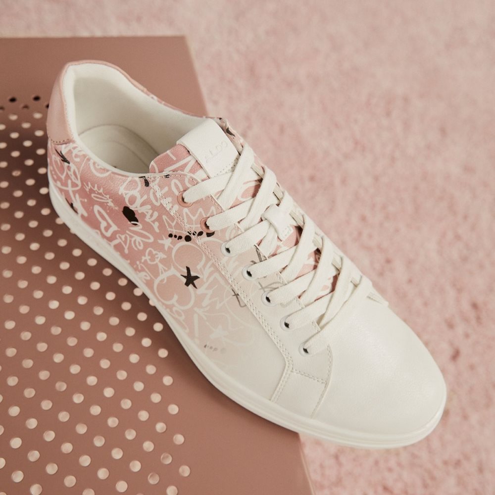 Férfi Aldo Solemate Low top sneaker Sportcipő Rózsaszín | 153-OQJZHW