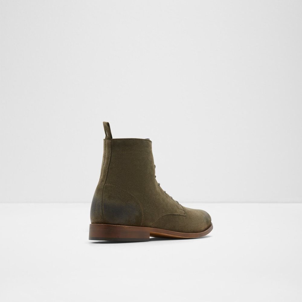 Férfi Aldo Twain Lace-up boot Fűzős Csizma Zöld | 834-BQCSFK