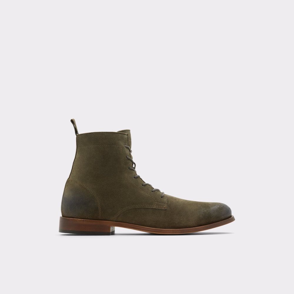 Férfi Aldo Twain Lace-up boot Fűzős Csizma Zöld | 834-BQCSFK