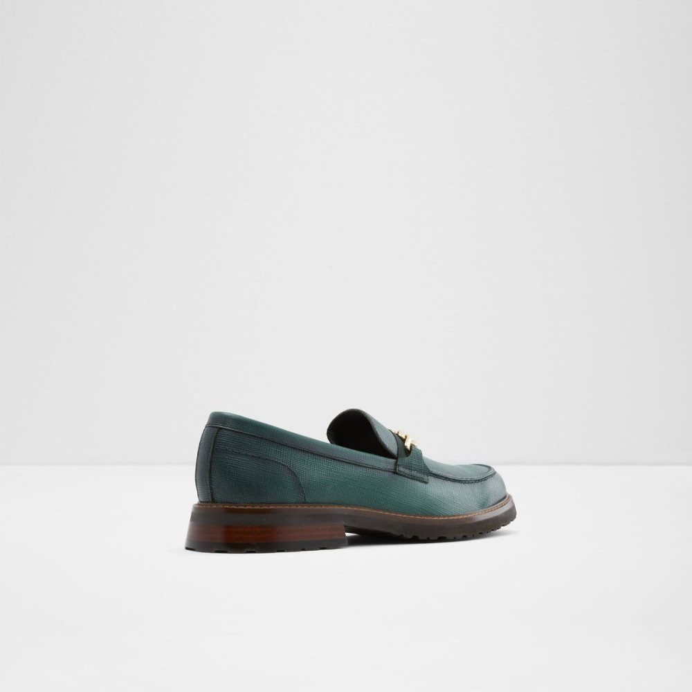 Férfi Aldo Weaver Loafer Slip Ons Sötétzöld | 465-KZVGHU