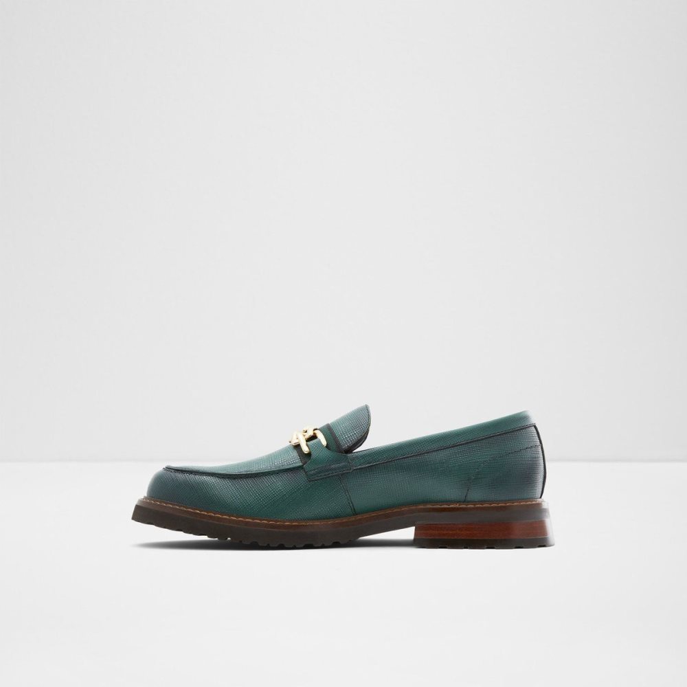 Férfi Aldo Weaver Loafer Slip Ons Sötétzöld | 465-KZVGHU