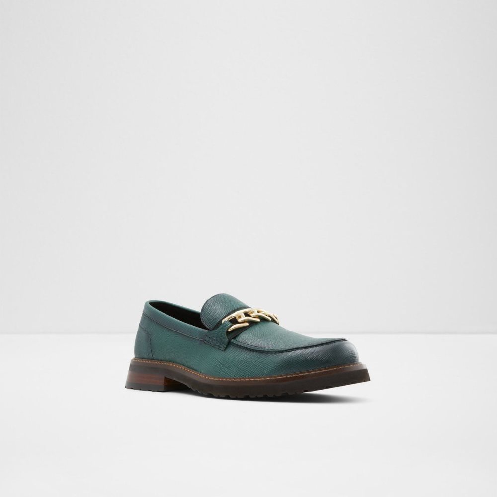 Férfi Aldo Weaver Loafer Slip Ons Sötétzöld | 465-KZVGHU