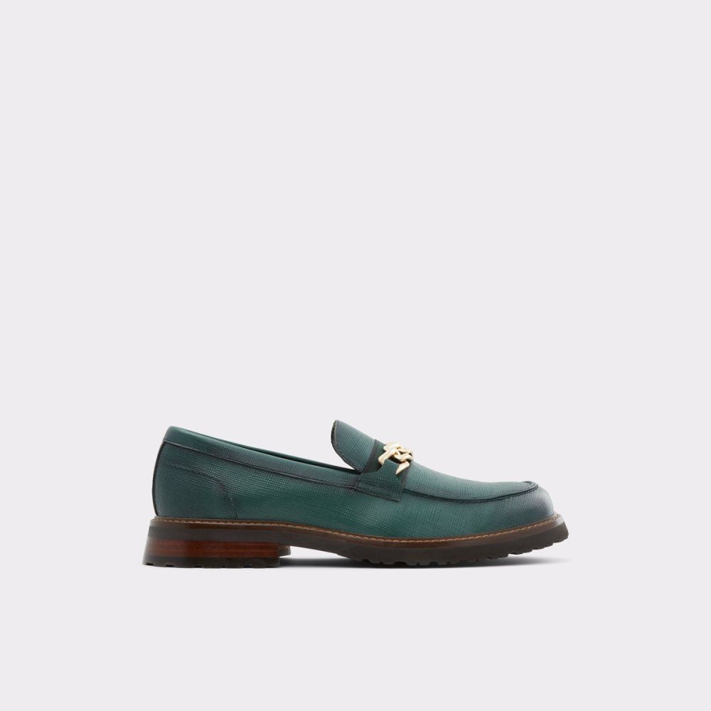 Férfi Aldo Weaver Loafer Slip Ons Sötétzöld | 465-KZVGHU