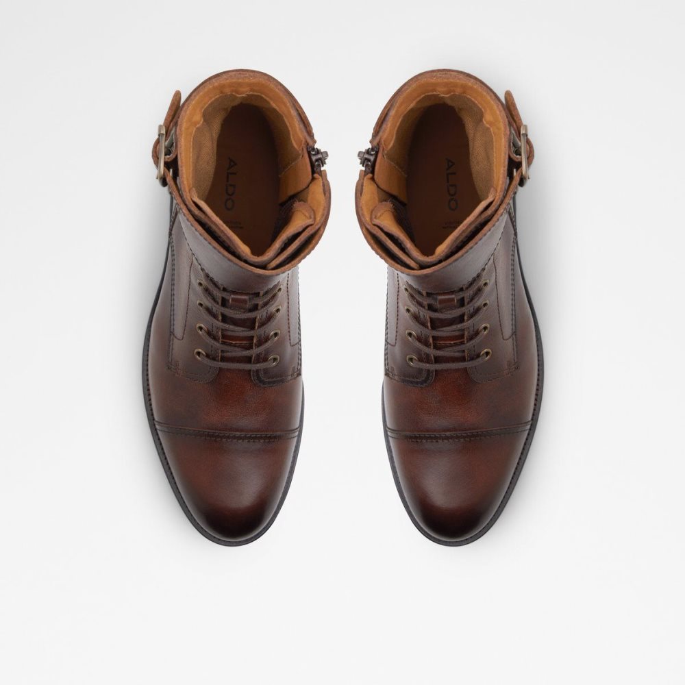 Férfi Aldo Wicerrag Lace-up boot Fűzős Csizma Barna | 247-CGOBYW
