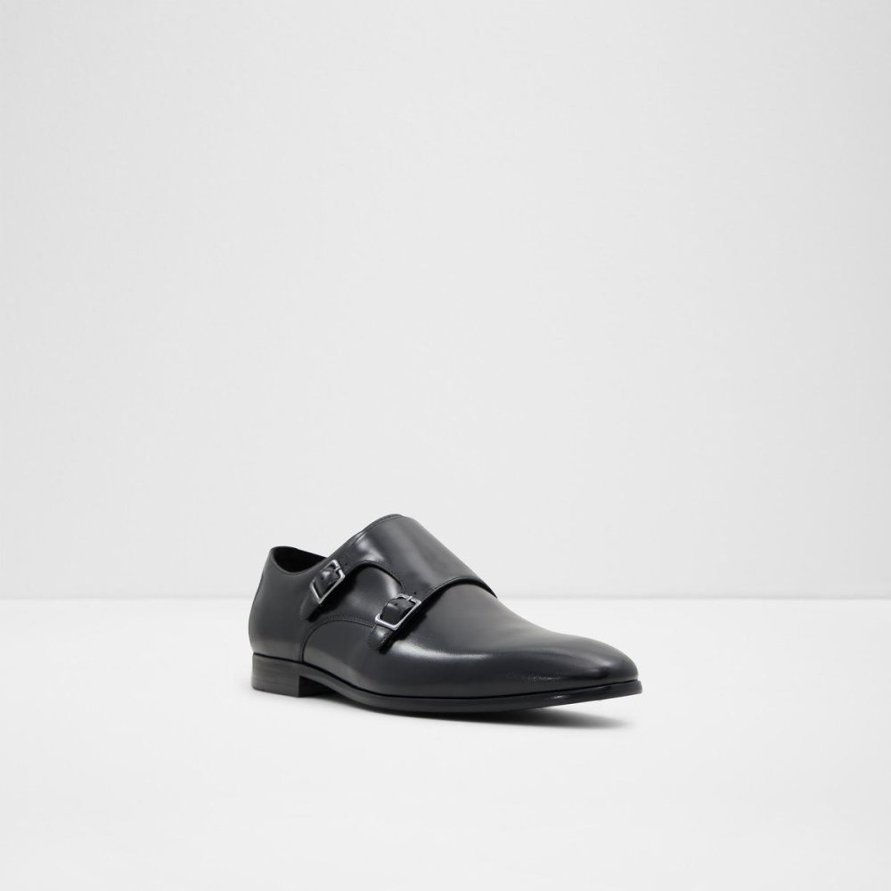 Férfi Aldo Wilde Monkstrap loafer Slip Ons Fekete | 639-QVZGBH