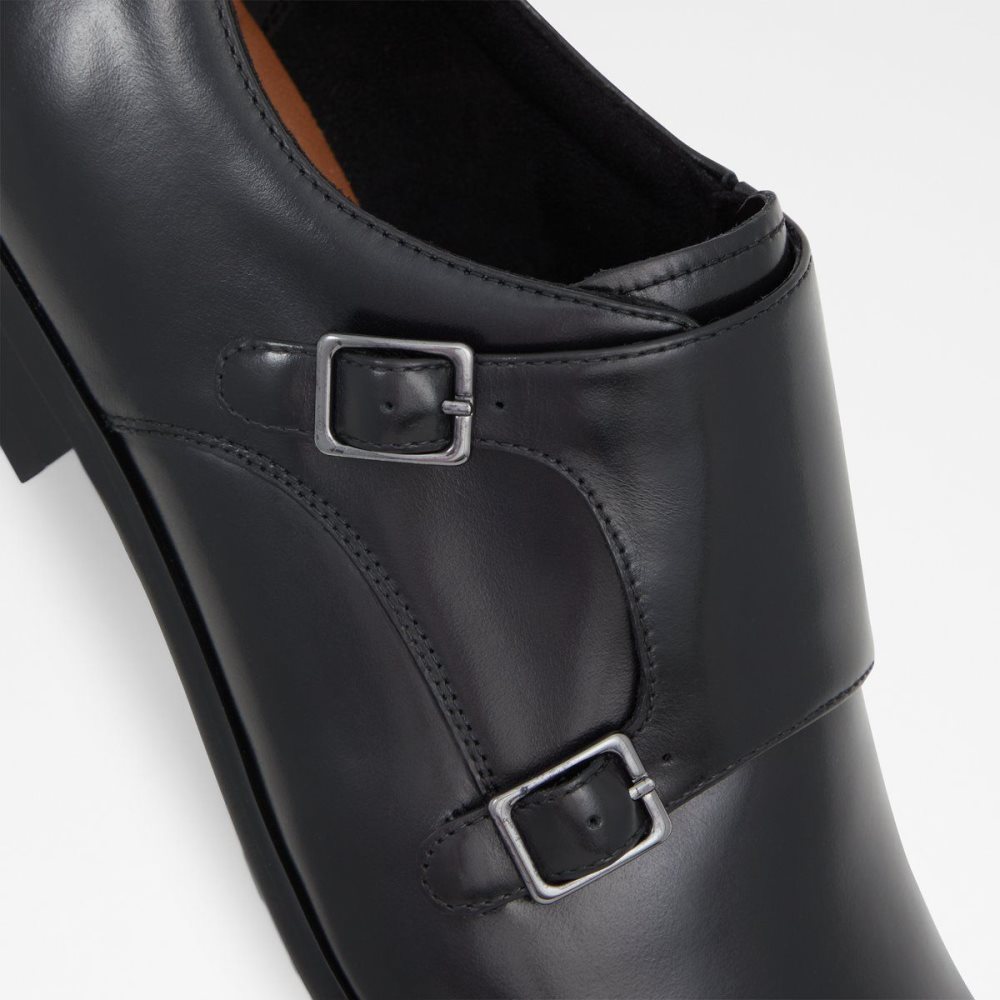 Férfi Aldo Wilde Monkstrap loafer Slip Ons Fekete | 639-QVZGBH