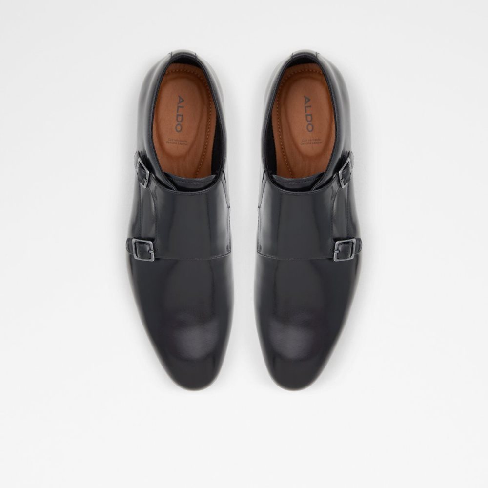 Férfi Aldo Wilde Monkstrap loafer Slip Ons Fekete | 639-QVZGBH