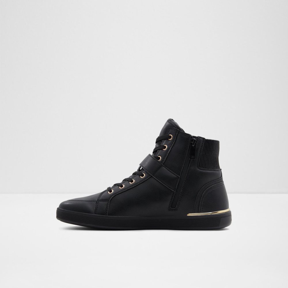 Férfi Aldo Yohji High top sneaker Sportcipő Fekete | 864-IGQMOR