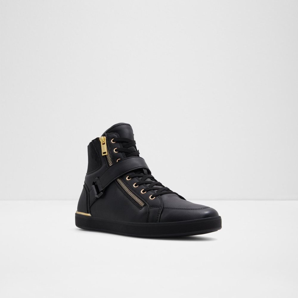 Férfi Aldo Yohji High top sneaker Sportcipő Fekete | 864-IGQMOR
