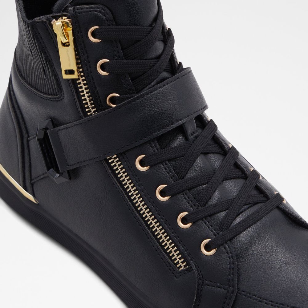 Férfi Aldo Yohji High top sneaker Sportcipő Fekete | 864-IGQMOR