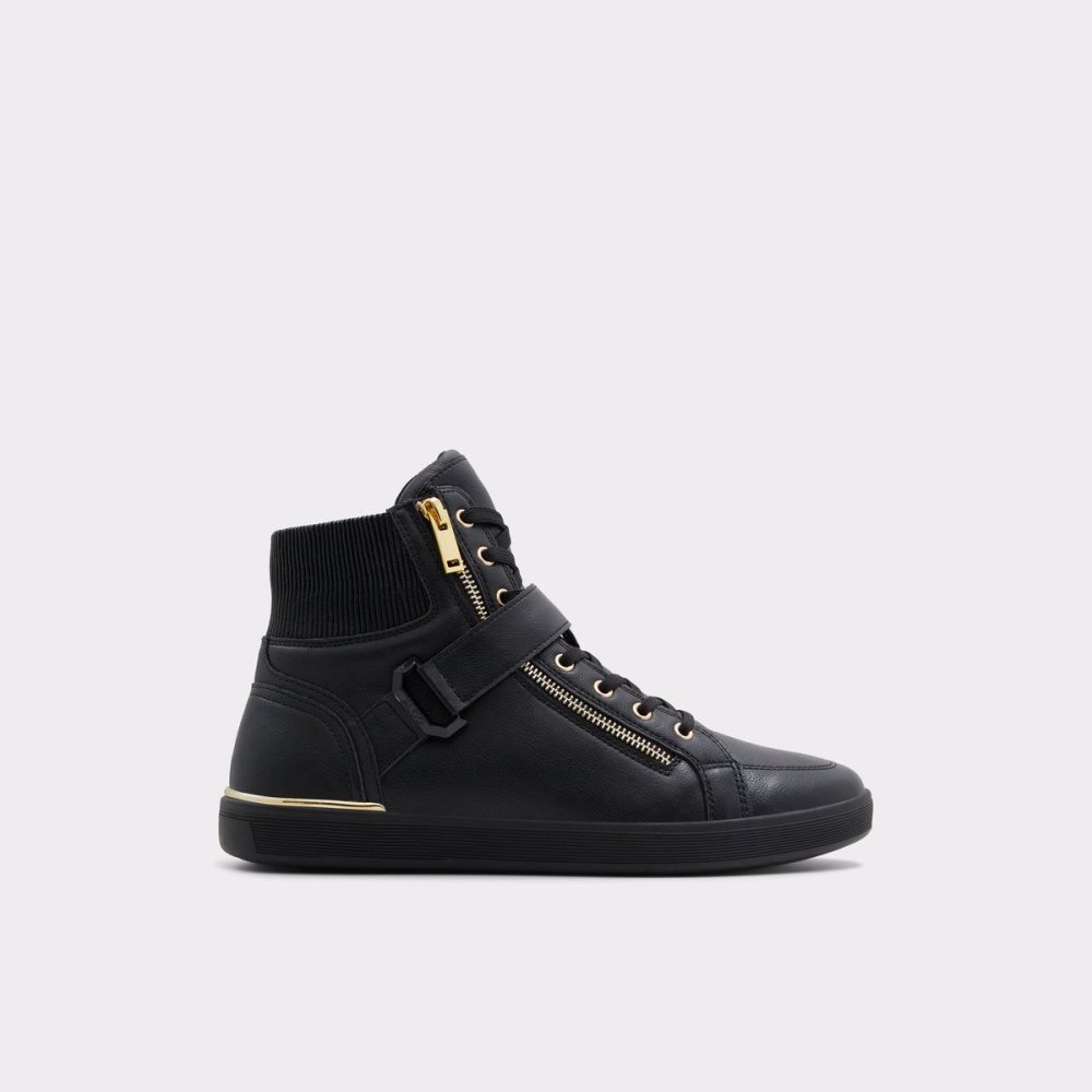 Férfi Aldo Yohji High top sneaker Sportcipő Fekete | 864-IGQMOR
