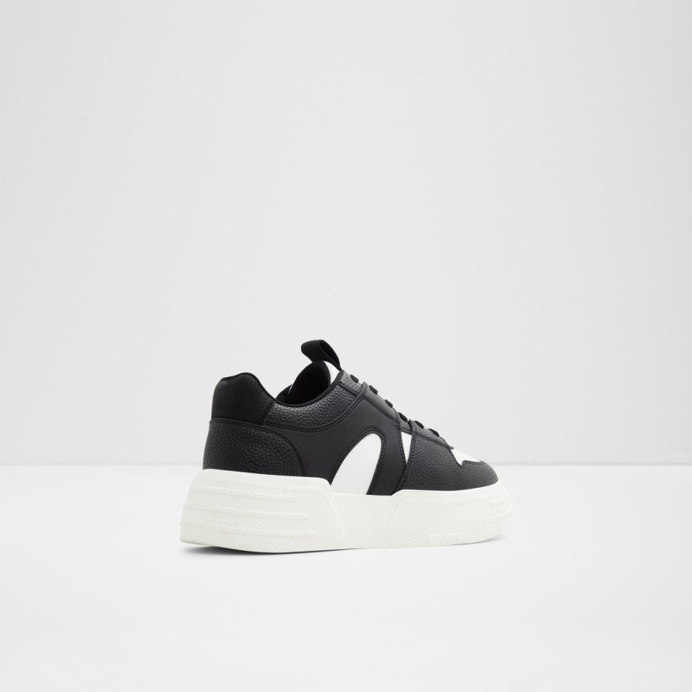 Férfi Aldo Zeus Low top sneaker - Lug sole Sportcipő Fekete | 839-PGBOLE