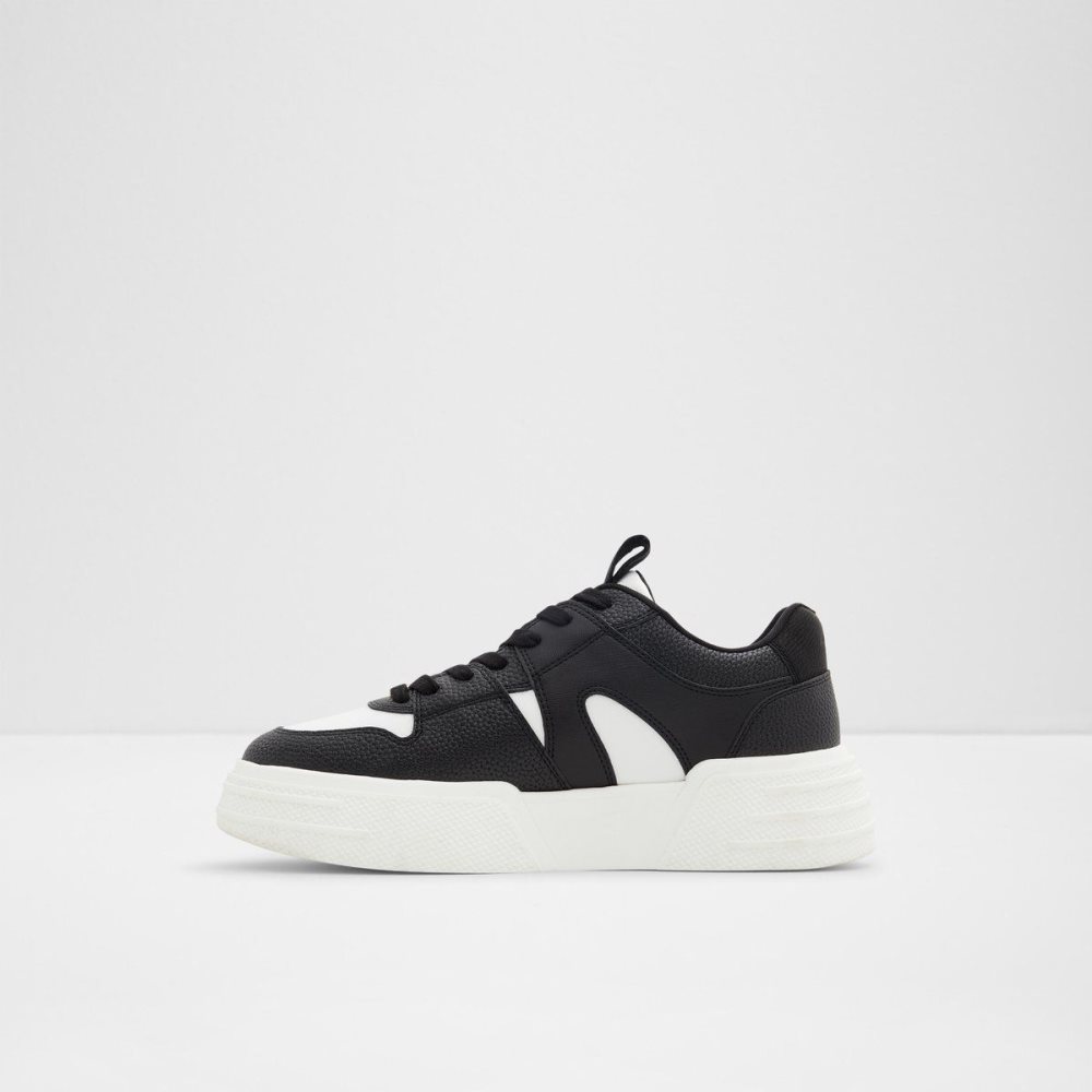 Férfi Aldo Zeus Low top sneaker - Lug sole Sportcipő Fekete | 839-PGBOLE