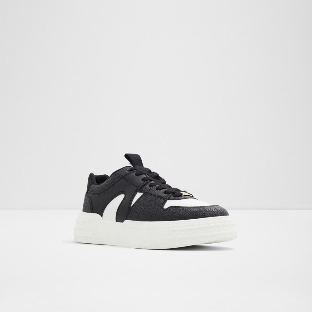 Férfi Aldo Zeus Low top sneaker - Lug sole Sportcipő Fekete | 839-PGBOLE