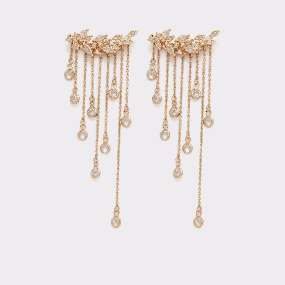 Női Aldo Aalirwen Chandelier earrings Fülbevalók Arany | 706-MSAKRO