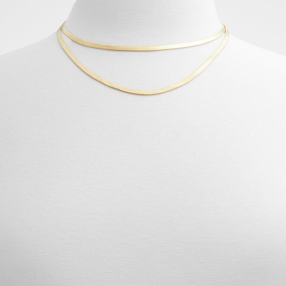 Női Aldo Abilaria Necklace Nyakláncok Arany | 603-KEPUDB
