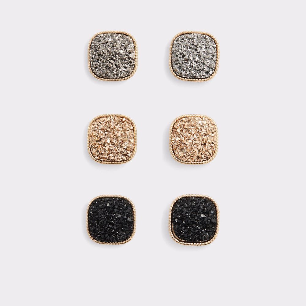Női Aldo Adrollan Earrings Fülbevalók Fekete | 526-NWPXLV