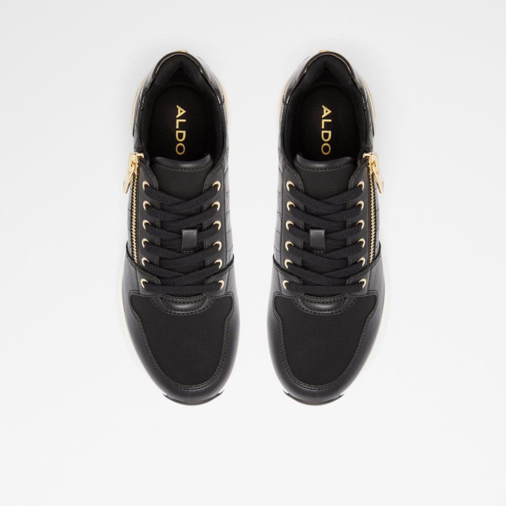 Női Aldo Adwiwia Sneaker - Wedge heel Sportcipő Fekete | 956-QXIABL