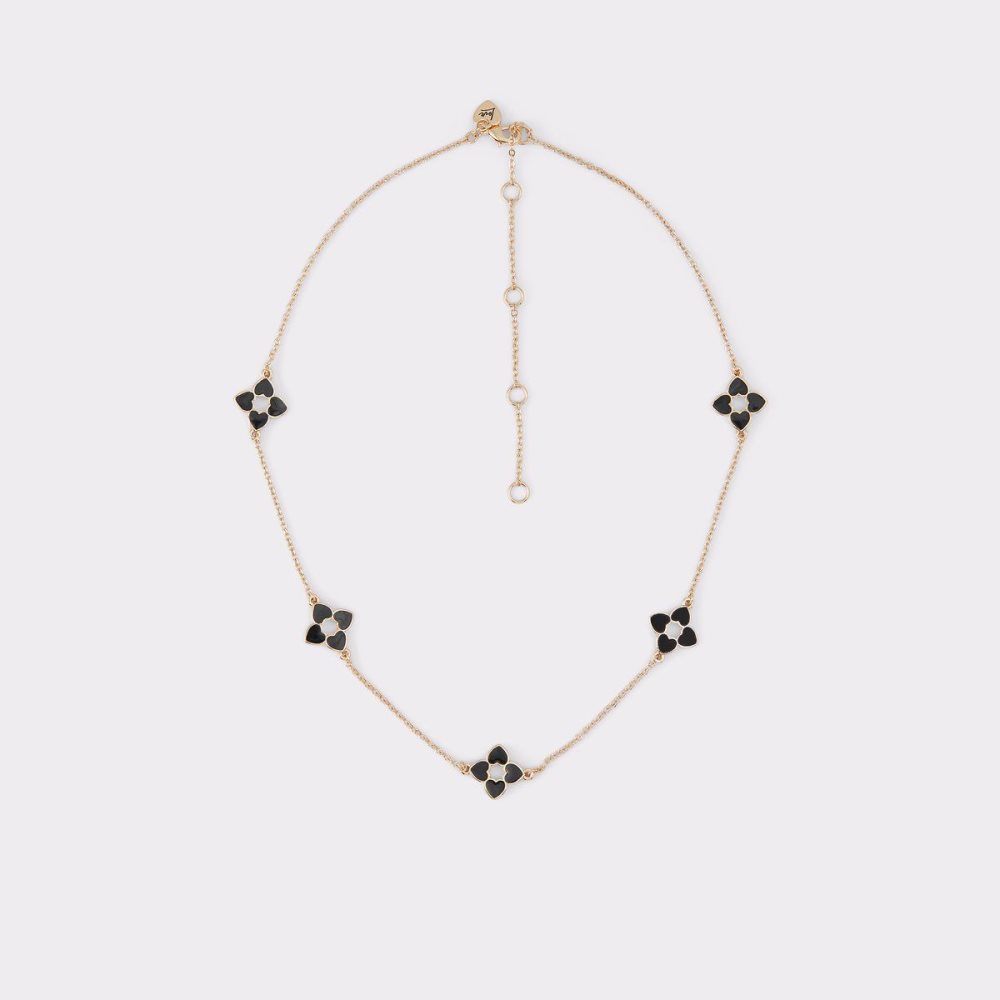 Női Aldo Agerisee Necklace Nyakláncok Fekete Arany | 427-TGQSUB
