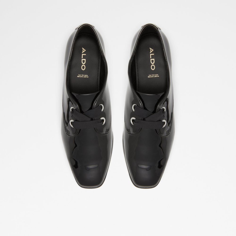 Női Aldo Agwenna Oxford shoe Balerina Cipő Fekete | 986-ZLUTSB