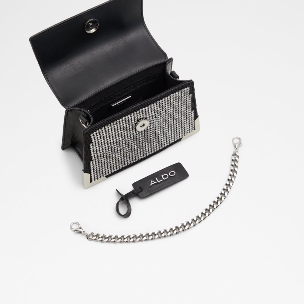 Női Aldo Ailalla Top handle bag Clutch Fekete | 628-VPFATJ