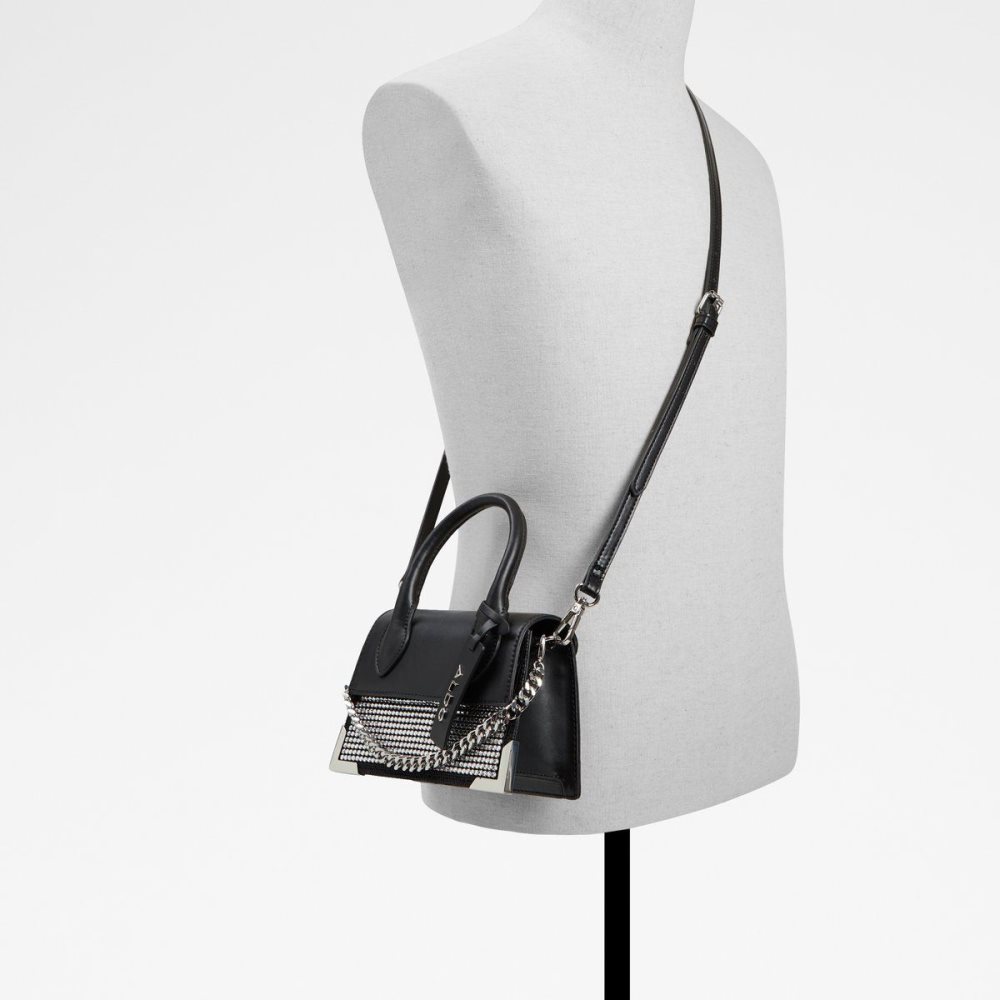 Női Aldo Ailalla Top handle bag Clutch Fekete | 628-VPFATJ