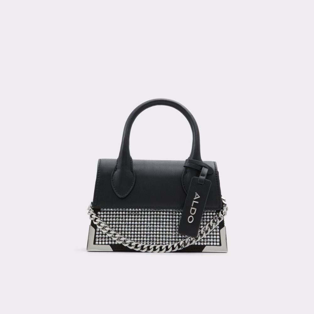 Női Aldo Ailalla Top handle bag Clutch Fekete | 628-VPFATJ