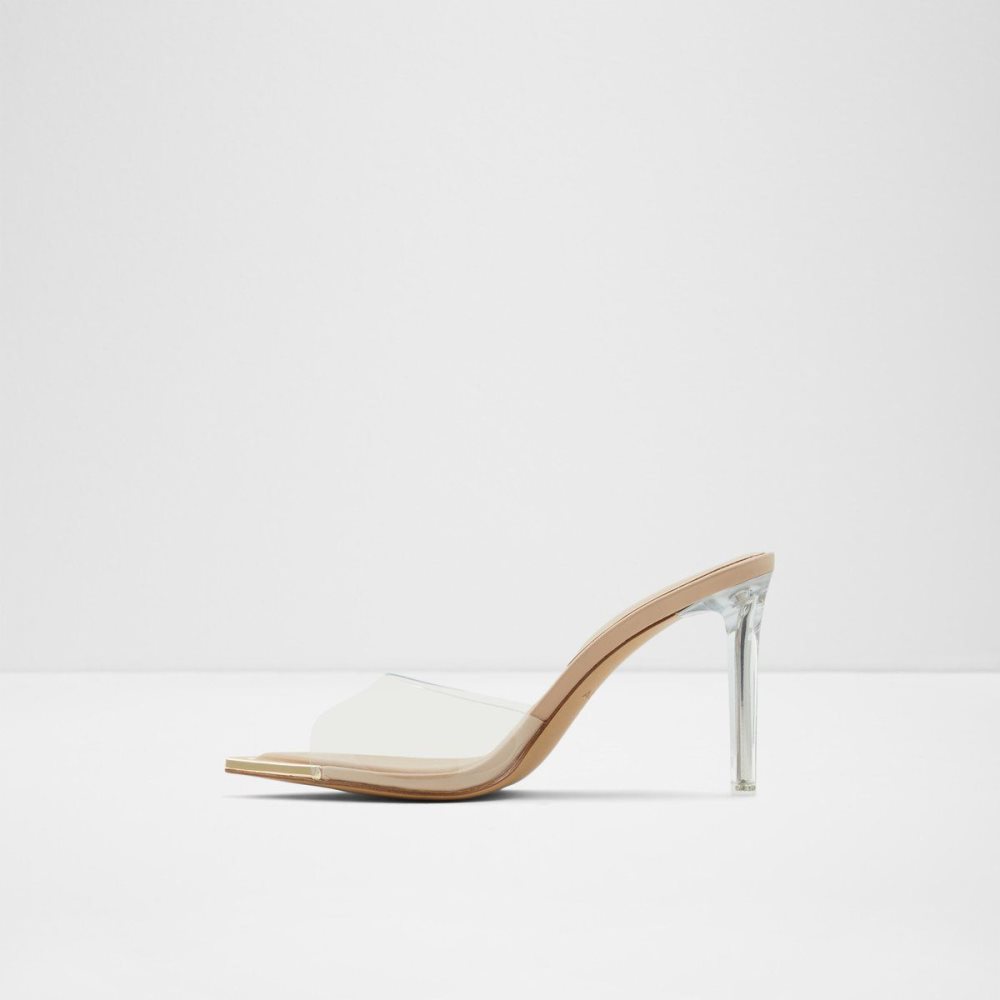 Női Aldo Annabrilden High heel sandal - Stiletto heel Szandál Bézs | 650-ITNAZO