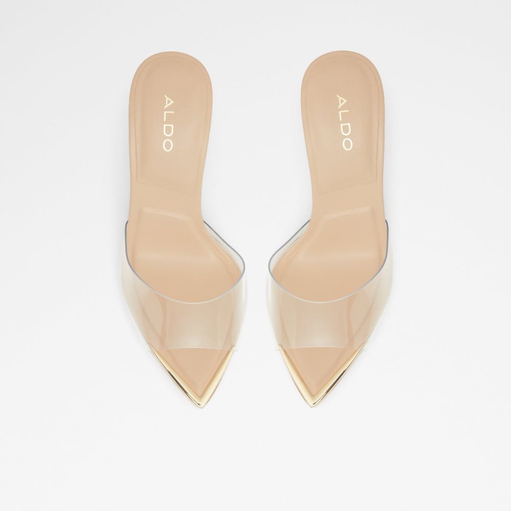 Női Aldo Annabrilden High heel sandal - Stiletto heel Szandál Bézs | 650-ITNAZO