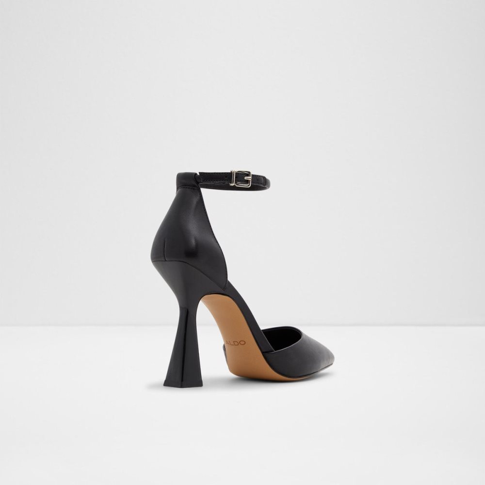 Női Aldo Ardcarn Strappy heeled shoe Blokk Sarkú Cipő Fekete | 062-IJLVTG