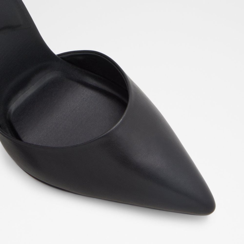 Női Aldo Ardcarn Strappy heeled shoe Blokk Sarkú Cipő Fekete | 062-IJLVTG