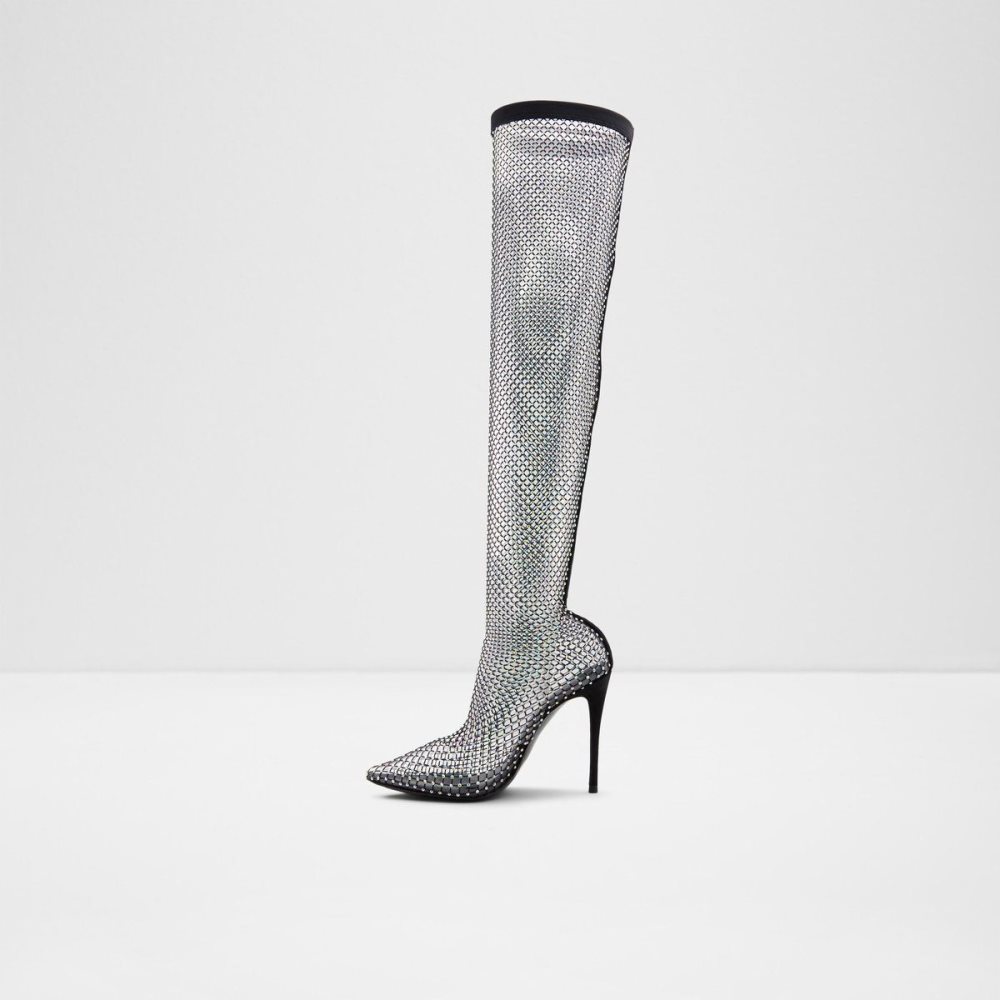 Női Aldo Arturi Over-the-knee boot - Stiletto heel Csizma Fekete | 748-OERNSF