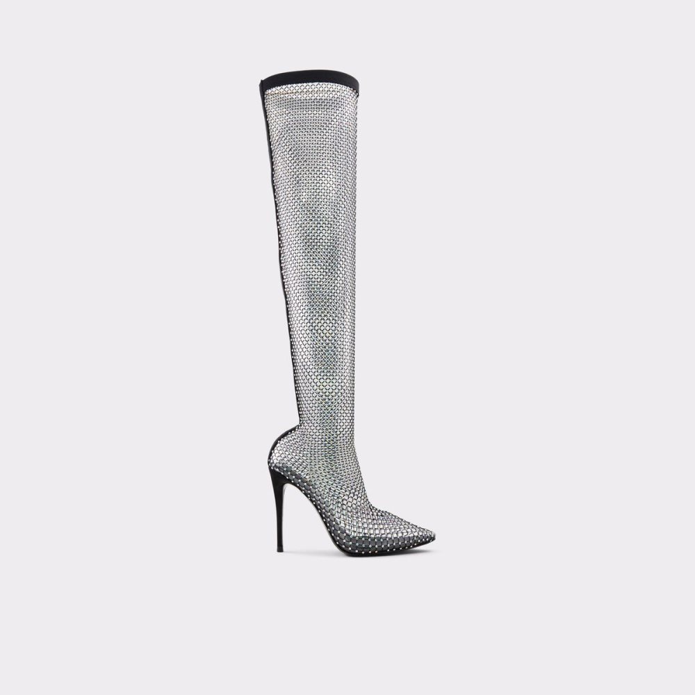 Női Aldo Arturi Over-the-knee boot - Stiletto heel Csizma Fekete | 748-OERNSF
