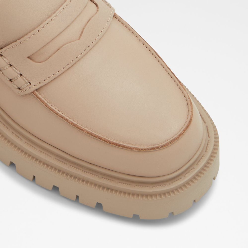 Női Aldo Bigstrut Loafers Bézs | 154-OBFYLM