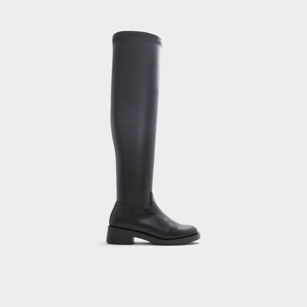 Női Aldo Breaveth Over-the-knee riding boot Csizma Fekete | 279-OWFTQV