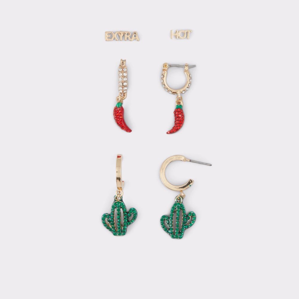 Női Aldo Breridan Earrings Fülbevalók Piros | 751-MGPIWB